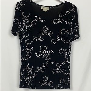 Frazier Lawrence 92% nylon black top size Med.